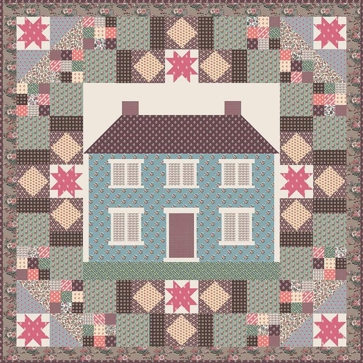 Jane Austen's House Sense and Sensibility Barton Cottage Quilt Kit Riley Blake Designs KT-12820