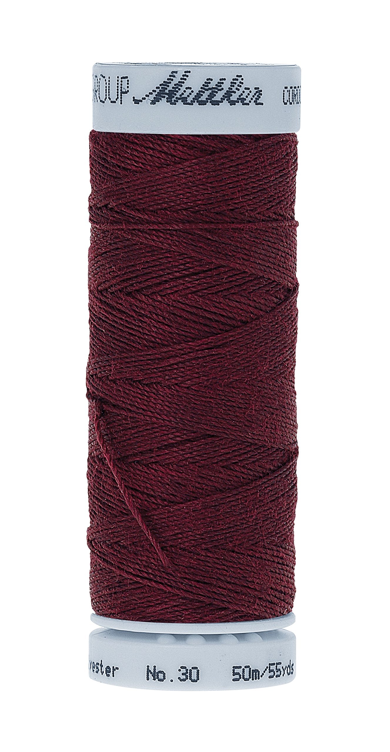 Mettler Metrosene Cordonnet Polyester Thread, 50m/55 yd, Bordeaux