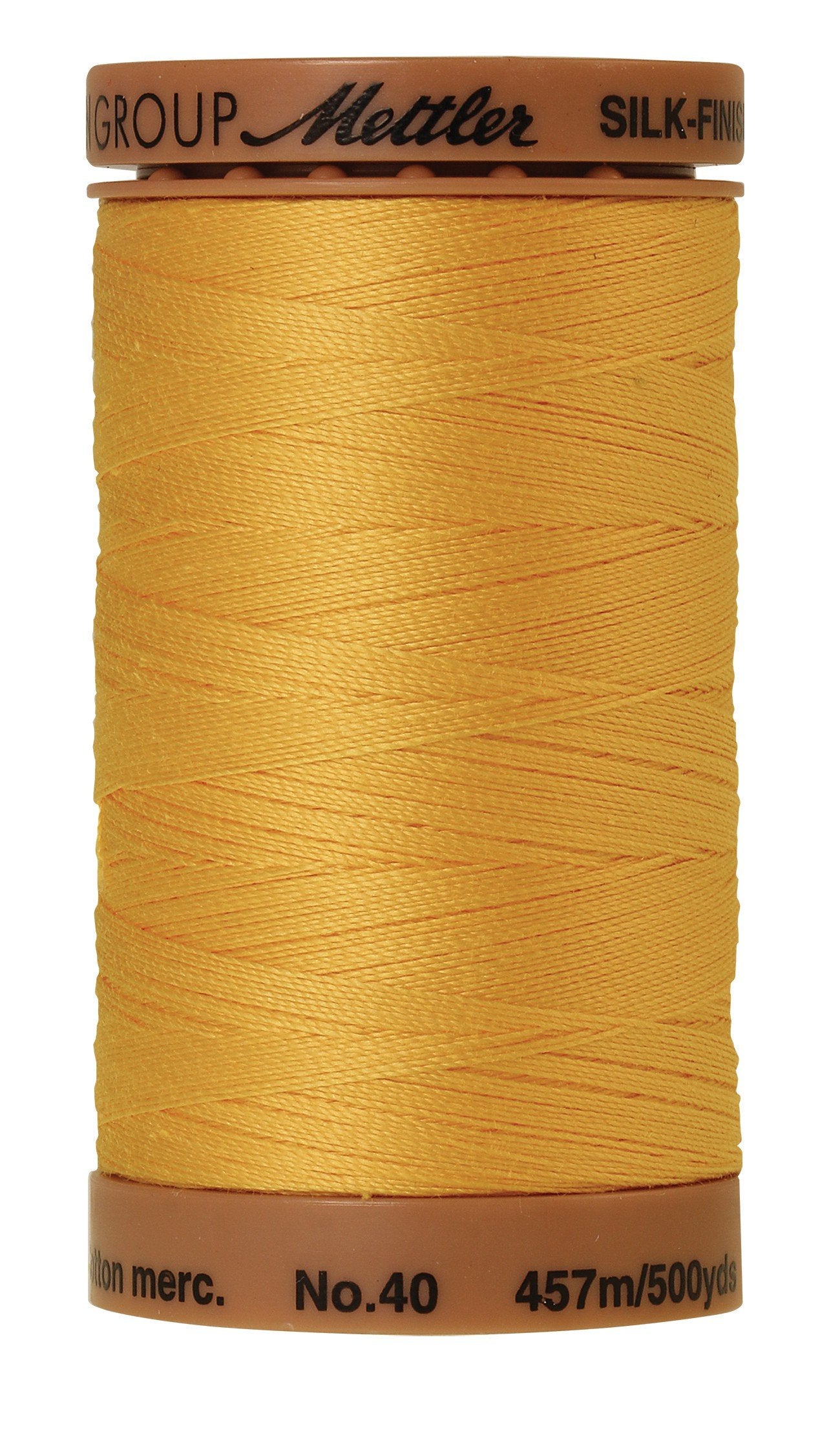 Mettler Silk-Finish Solid Cotton Thread, 500 yd/475m, Summersun