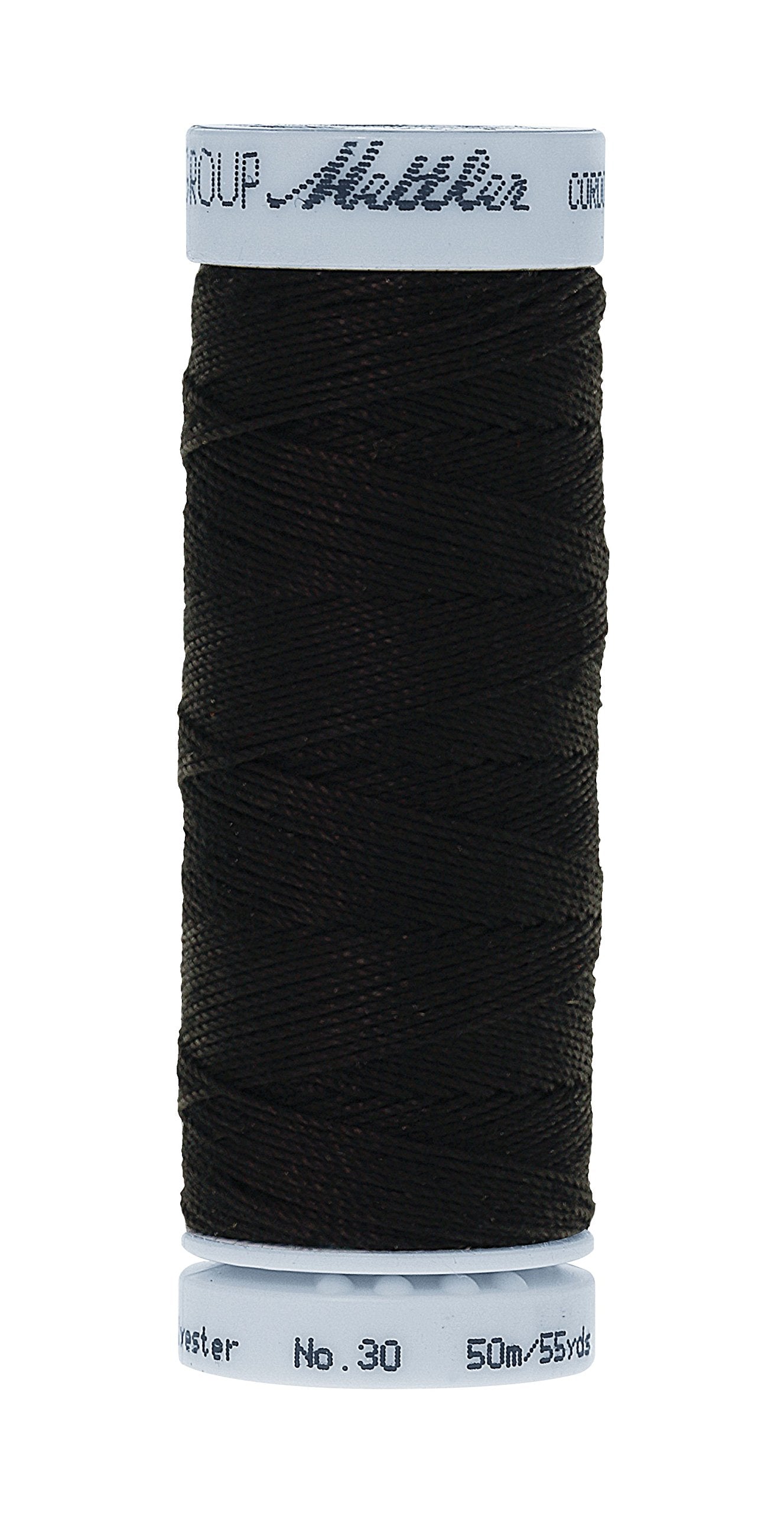 Mettler Metrosene Cordonnet Old Number 1146-0003 Poly Thread, 50m/55 yd, Black