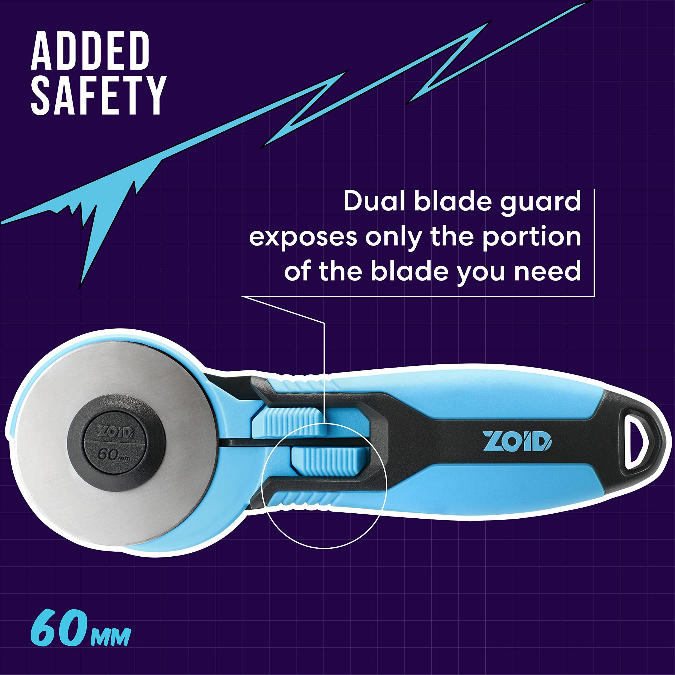 Zoid Rotary Refills, Cutting Wheel Blade Refills, Rotary Cutter Blades for Free-Hand Cutting and Crafting Projects