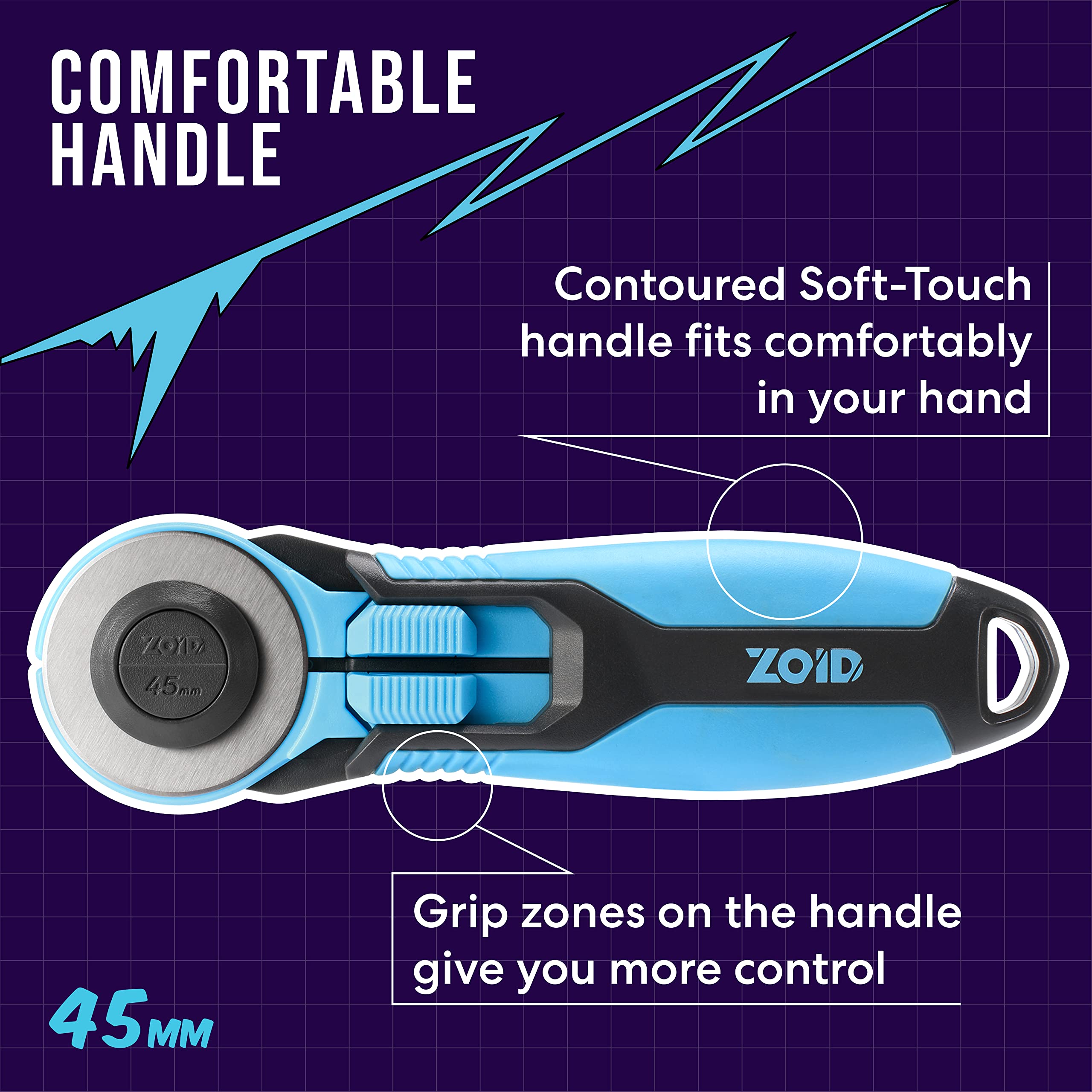 Zoid Rotary Refills, Cutting Wheel Blade Refills, Rotary Cutter Blades for Free-Hand Cutting and Crafting Projects