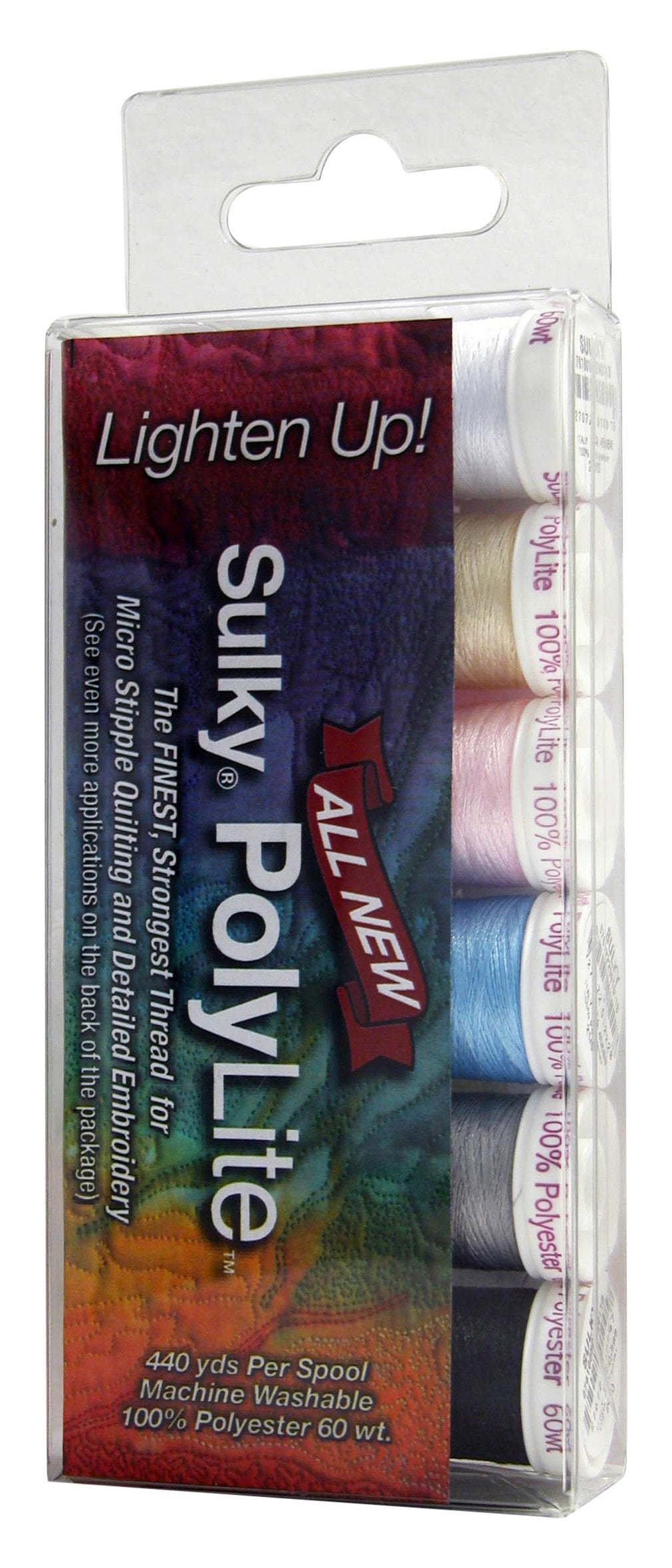 Sulky Of America 60wt 6 Color Sulky Poly Lite Thread Set