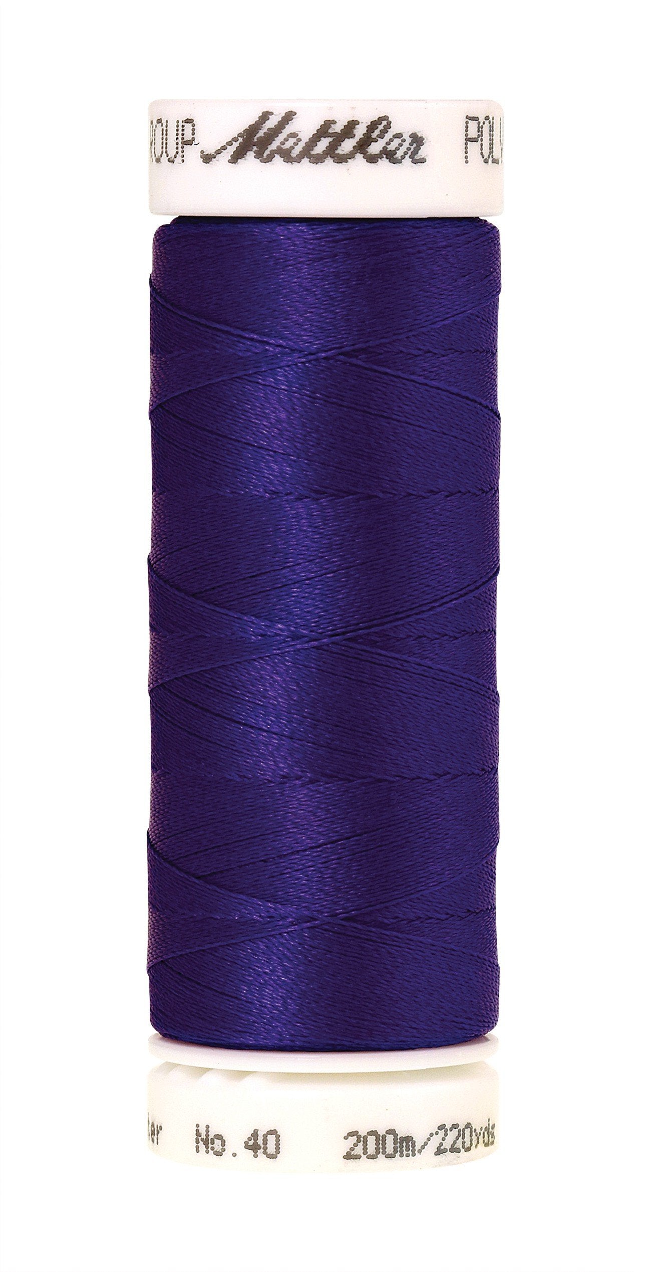 Mettler Poly Sheen Polyester Embroidery Thread, 200m/219 yd, Venetian Blue