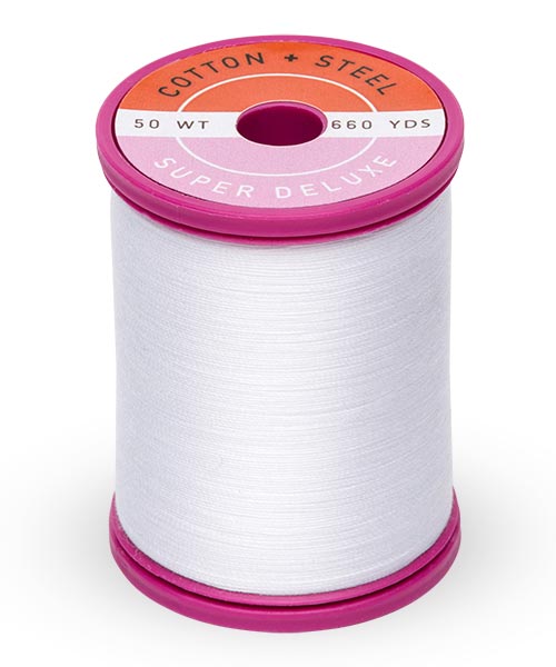 Cotton + Steel 50wt Thread by Sulky - Bright White (1001)