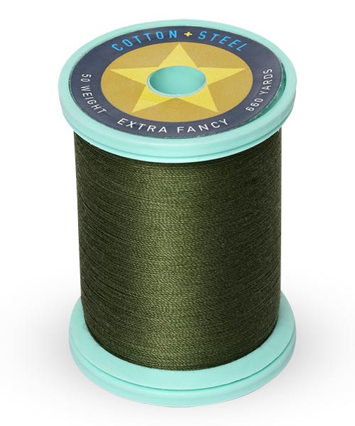 Cotton + Steel 50wt Thread by Sulky - Evergreen (1271)