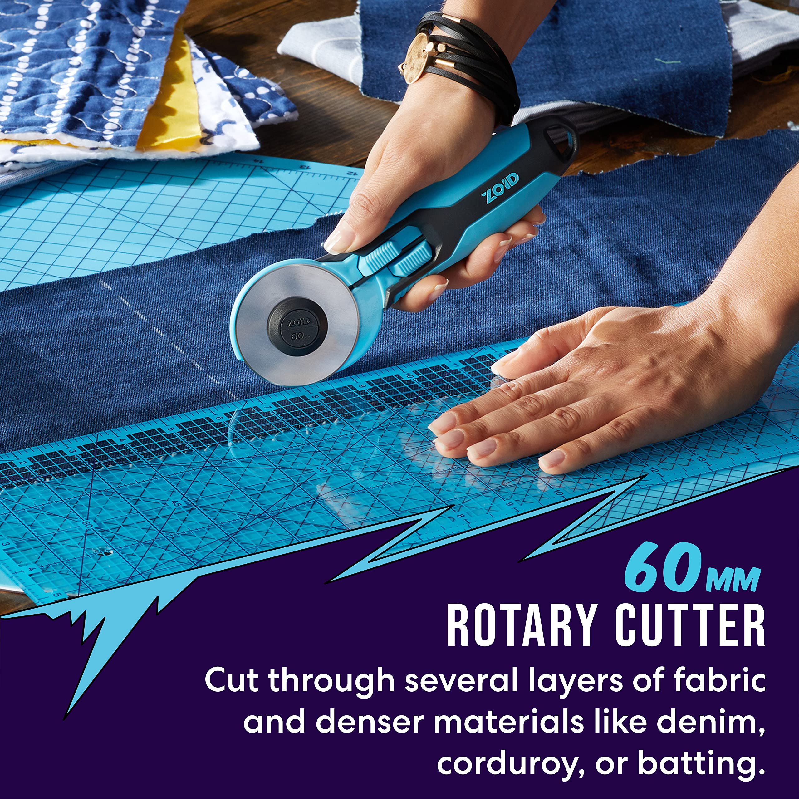 Zoid Rotary Refills, Cutting Wheel Blade Refills, Rotary Cutter Blades for Free-Hand Cutting and Crafting Projects