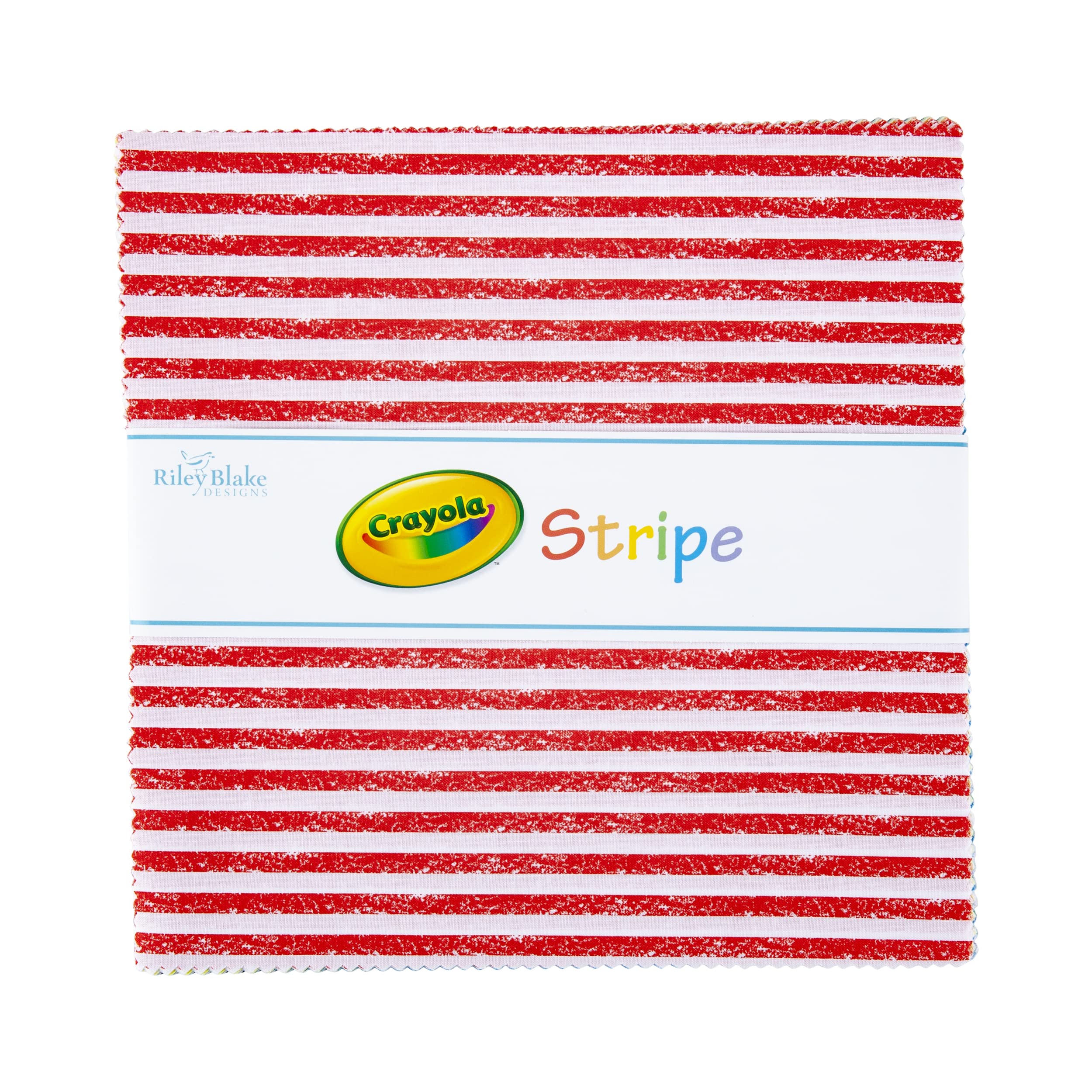 Riley Blake Designs Riley Blake Crayola Stripe 10'' Stacker 42 Pcs, Multi Yard