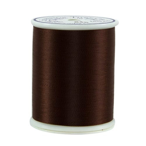 The Bottom Line 60wt Polyester by Superior Threads - 1420 yds - Dark Brown (#648)