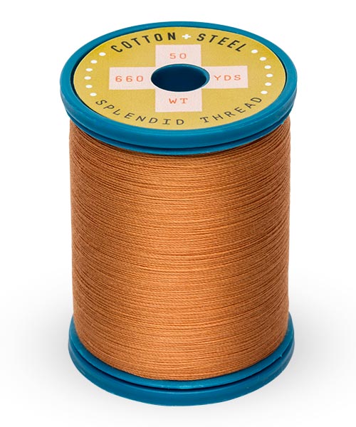 Cotton + Steel 50wt Thread by Sulky - Medium Tawny Tan (1056)