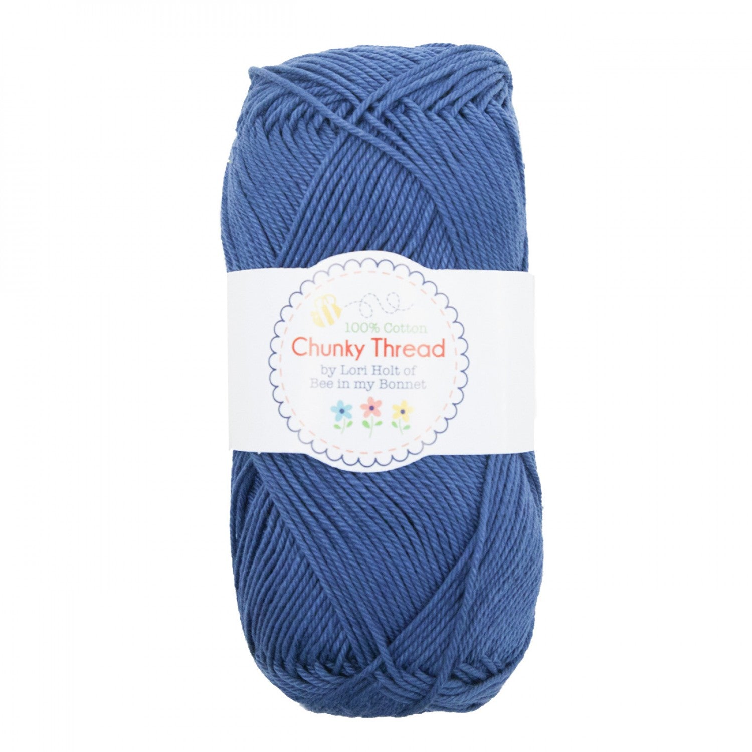 Lori Holt Chunky Thread - Denim (#8521) - 50g Sport Weight Cotton