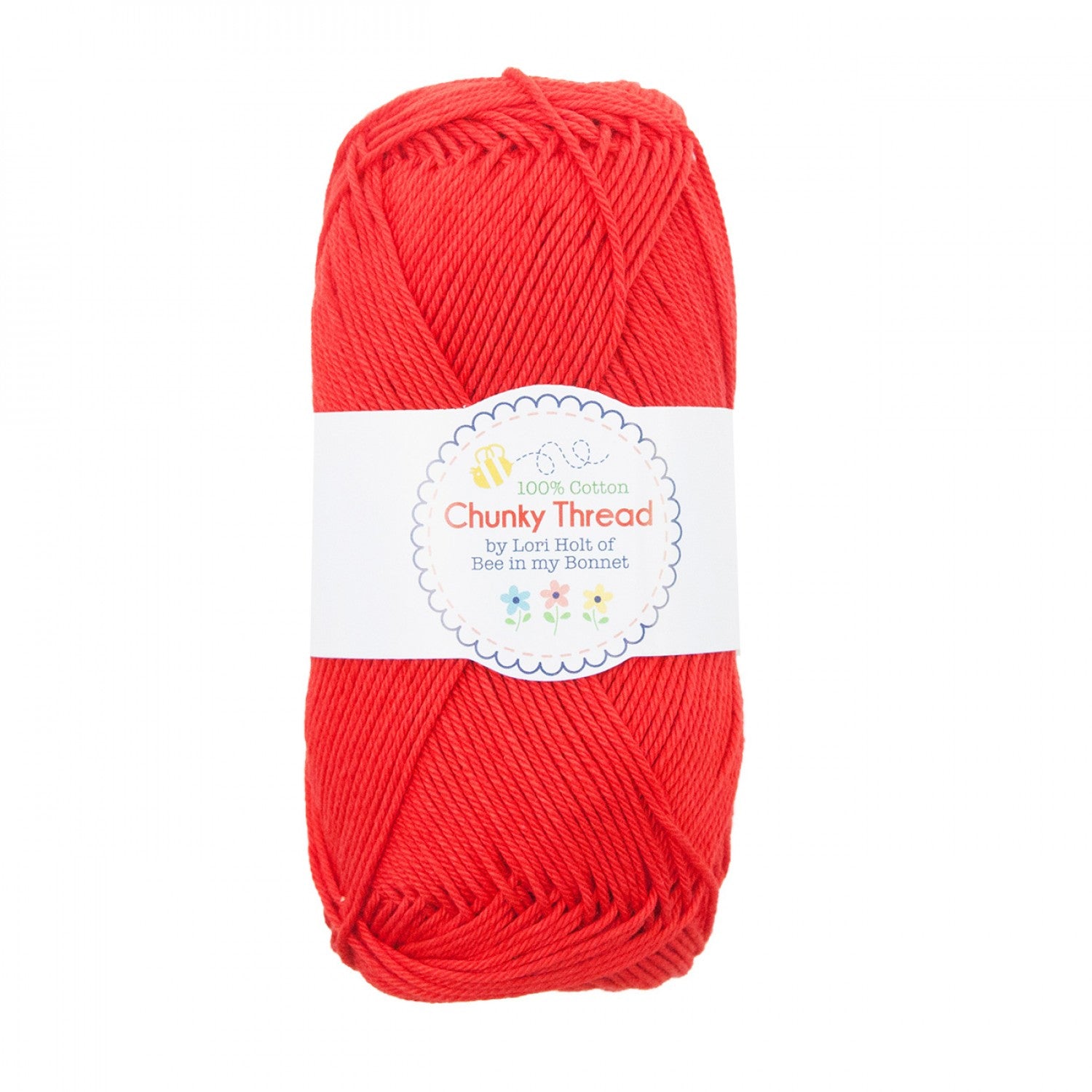 Lori Holt Chunky Thread - Riley Red (#8525) - 50g Sport Weight Cotton