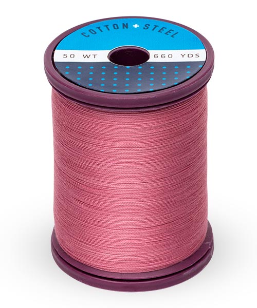 Cotton + Steel 50wt Thread by Sulky - Romantic Rose (0119) - Egyptian Cotton