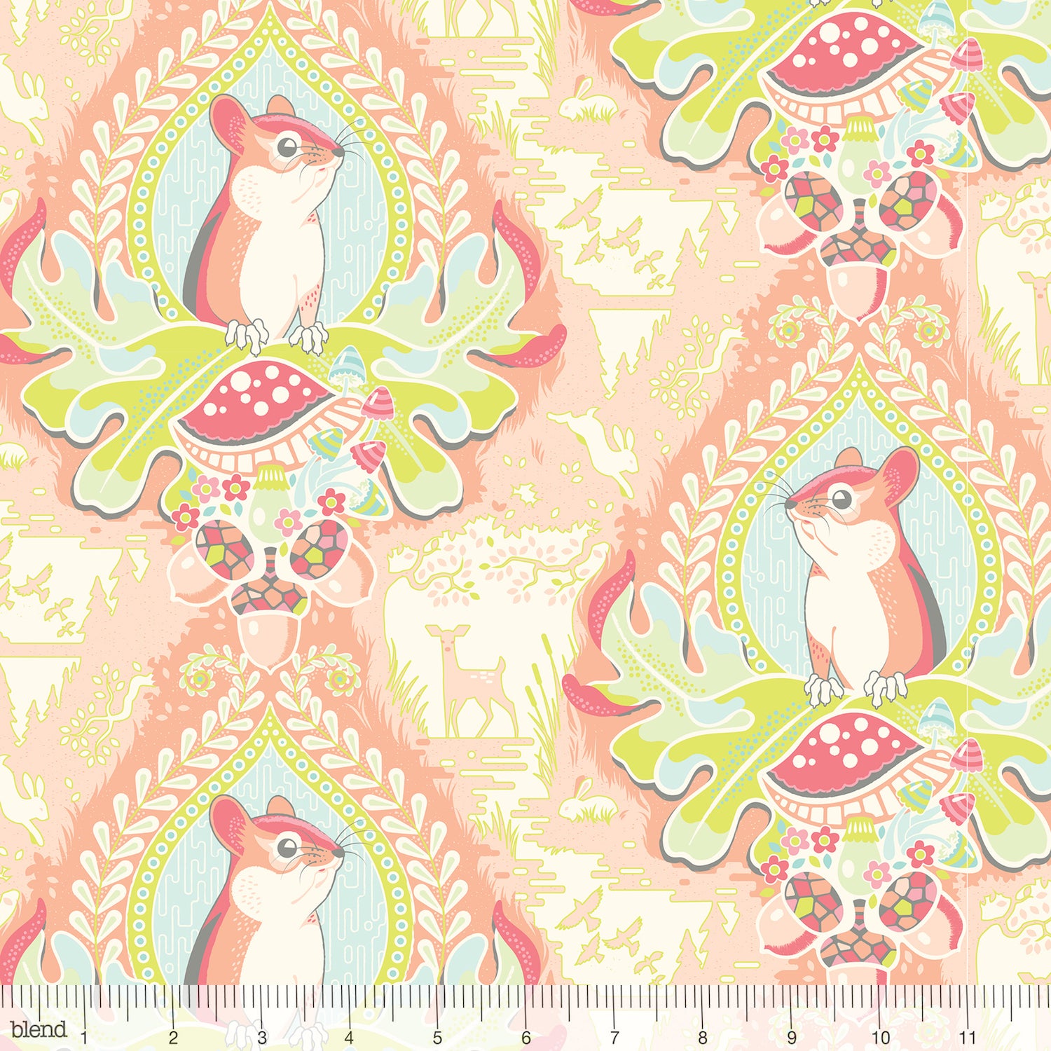 Haven - Morning Glen Peach - Cotton Fabric (1 yard)