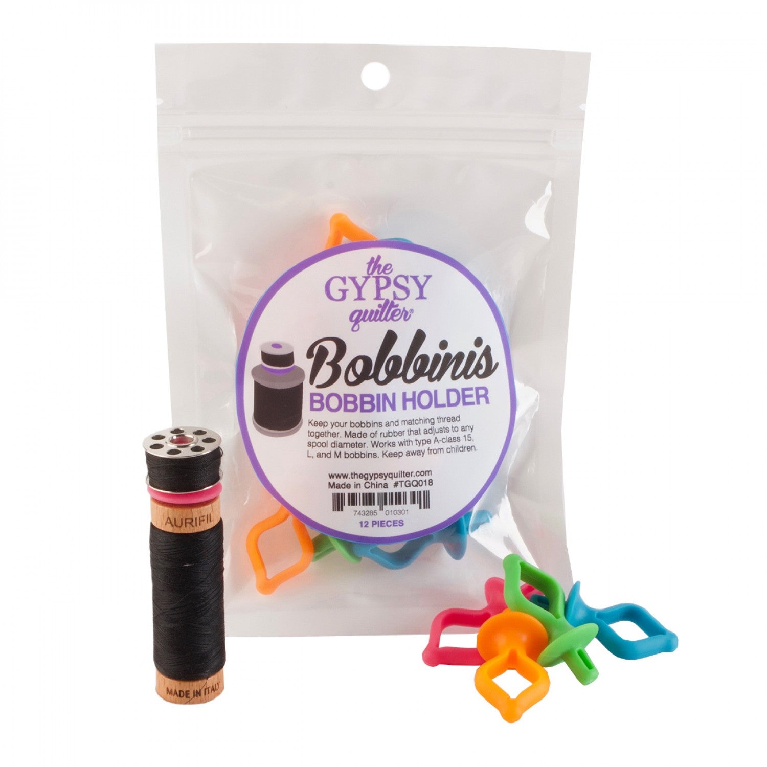 The Gypsy Quilter Bobbinis Bobbin Holders - Bag of 12