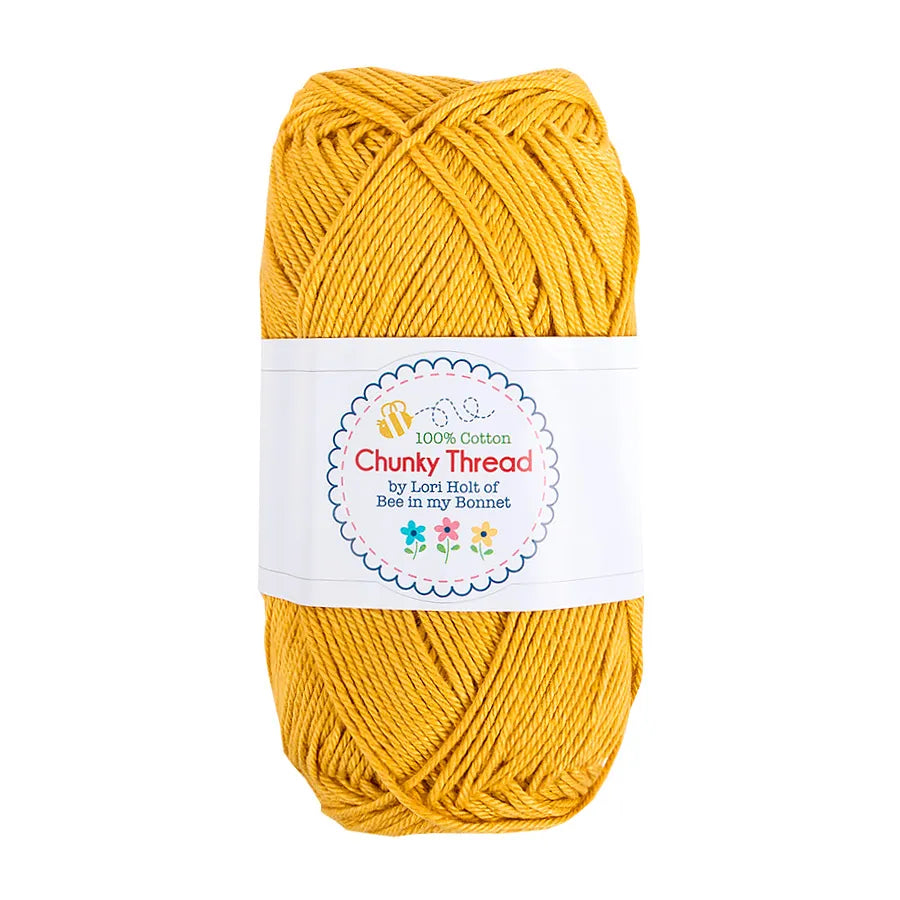 Lori Holt Chunky Thread - Honey (#11548) - 50g Sport Weight Cotton