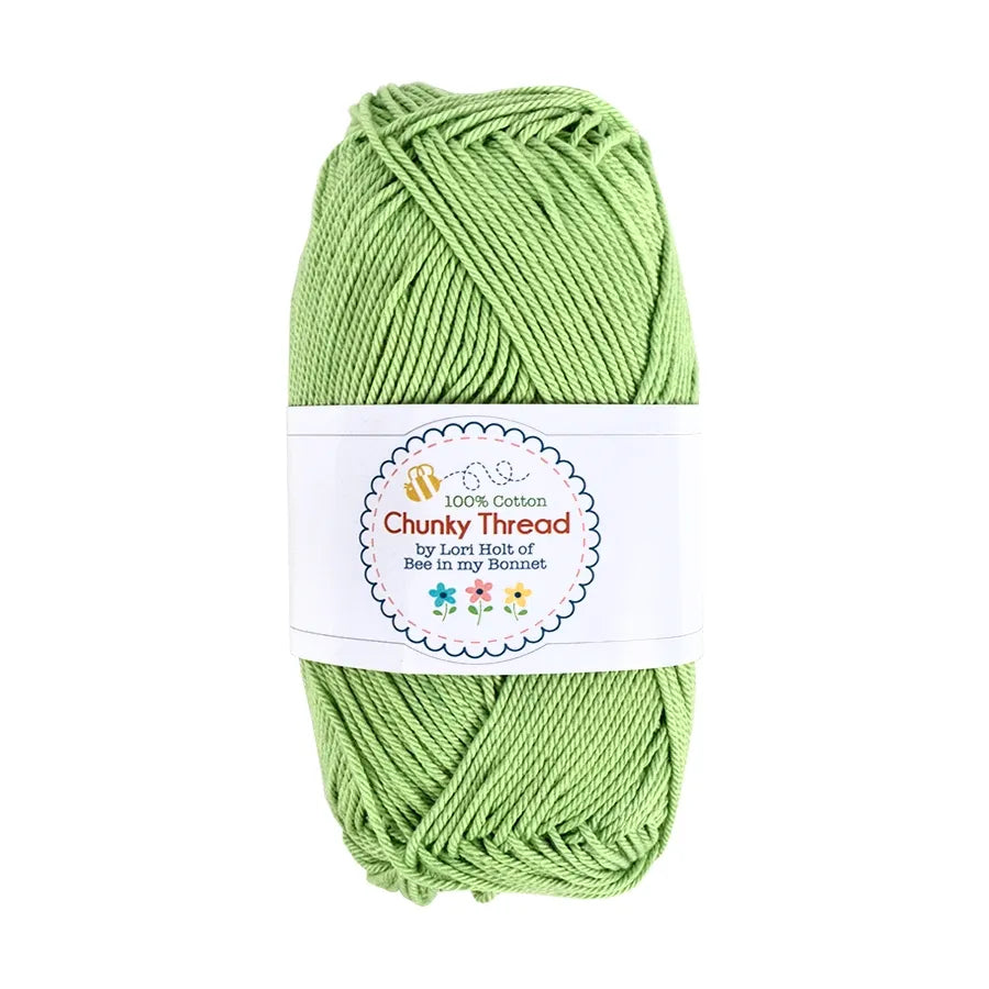 Lori Holt Chunky Thread - Spring Green (#2669) - 50g Sport Weight Cotton