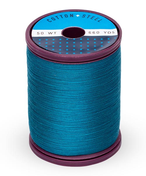 Cotton + Steel 50wt Thread by Sulky - Dark Turquoise (1096)
