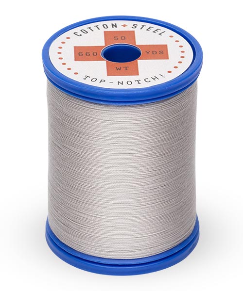 Cotton + Steel 50wt Thread by Sulky - Silver Gray (1218)