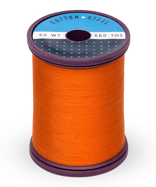 Cotton + Steel 50wt Thread by Sulky - Orange Red (1184)