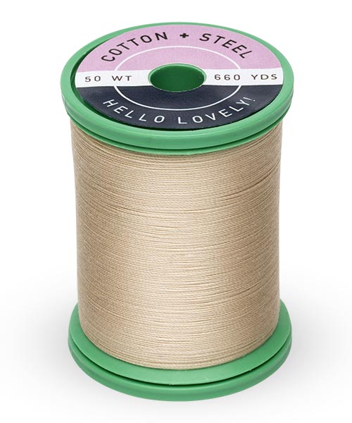 Cotton + Steel 50wt Thread by Sulky - Deep Ecru (1149)